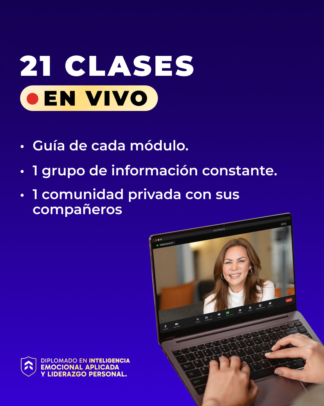 Diplomado en Inteligencia Emocional Aplicada y Liderazgo Personal.