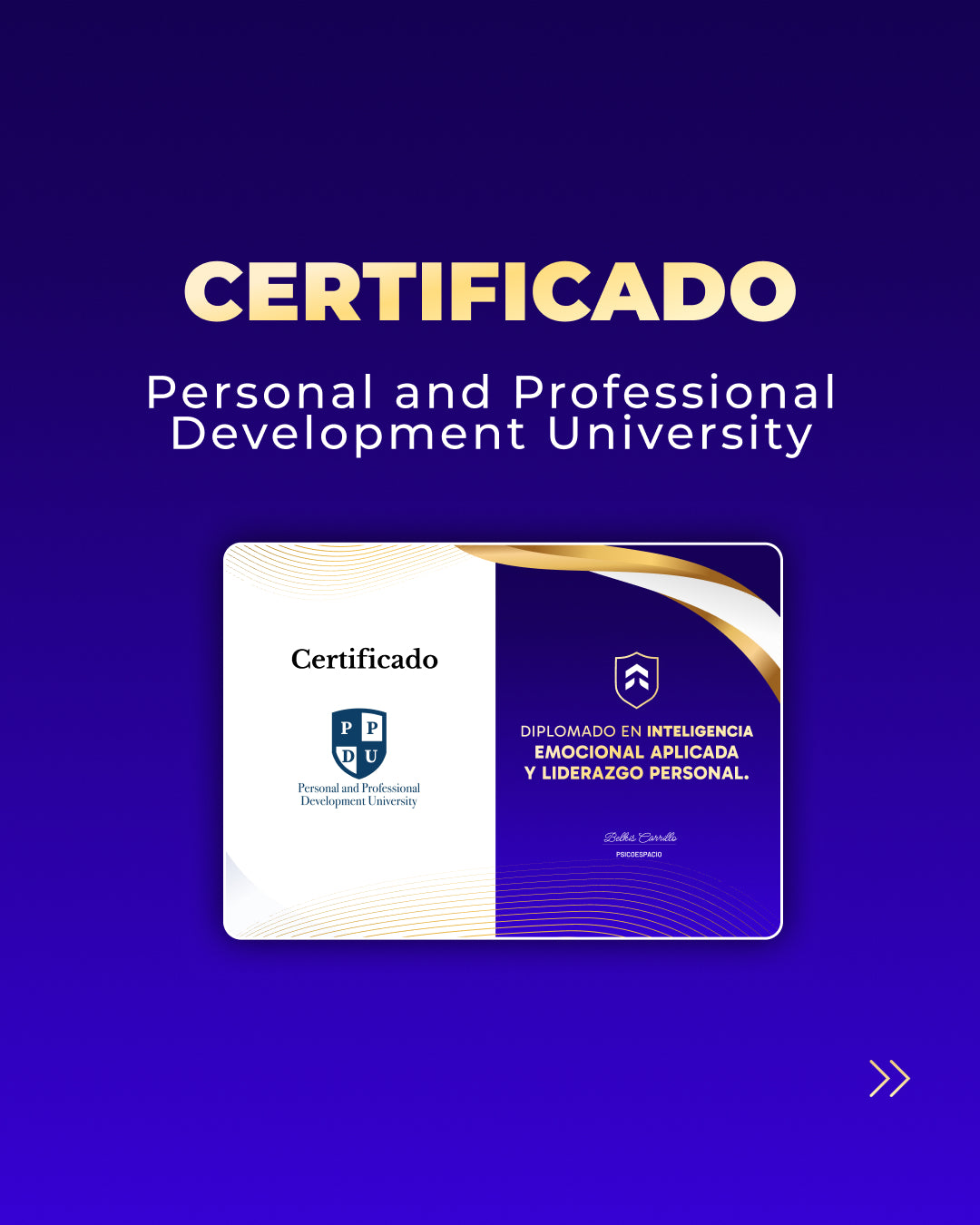 Diplomado en Inteligencia Emocional Aplicada y Liderazgo Personal.
