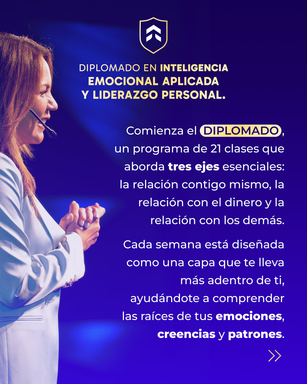 Diplomado en Inteligencia Emocional Aplicada y Liderazgo Personal.