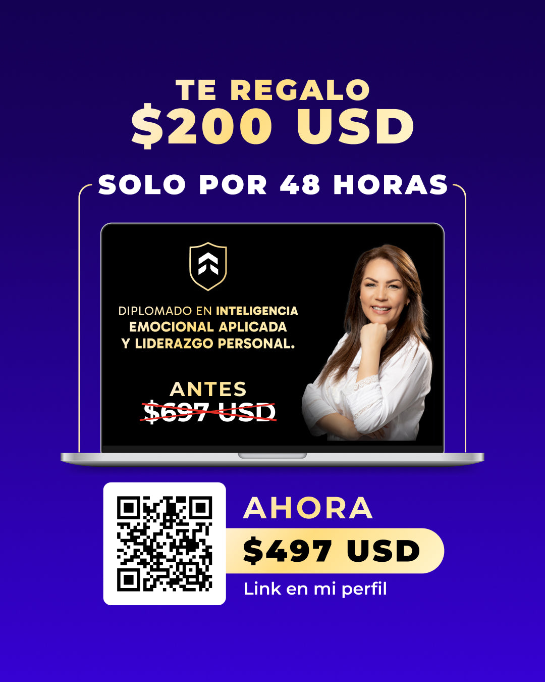 Diplomado en Inteligencia Emocional Aplicada y Liderazgo Personal.