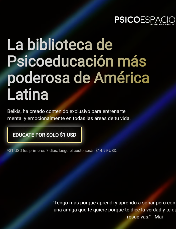La biblioteca de Psicoeducación más poderosa de América Latina